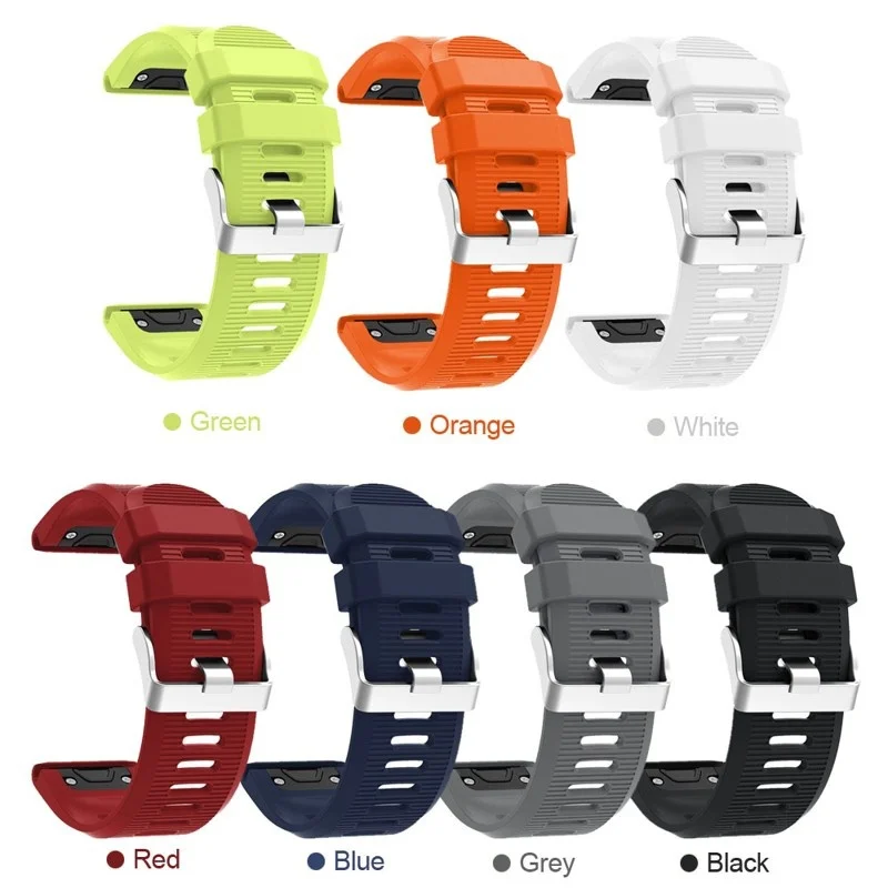 for Fenix 5X Band Quick Release 26mm Silicone Smart Watch Garmin / 3 3HR | Электроника