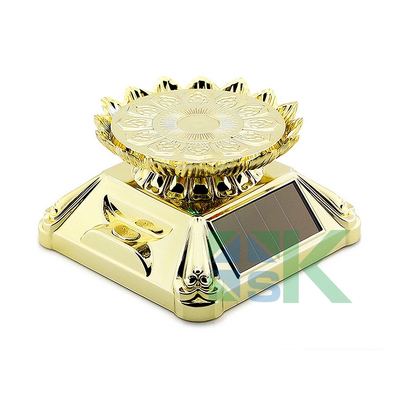 1 шт. вращающийся на солнечной батарее дисплей для монет подставка держатель со