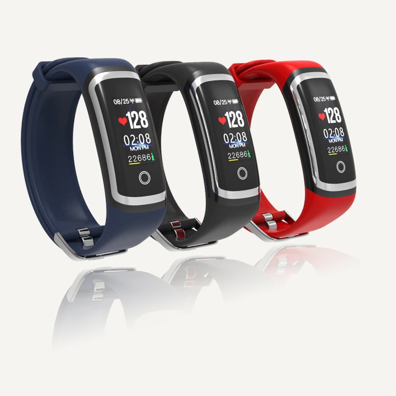 

M4 Smart BT4 Fitness Wristband Tracker Sweatproof Sport Bracelet Heart Rate Blood Pressure Sleep Tracker SMS Call Reminder