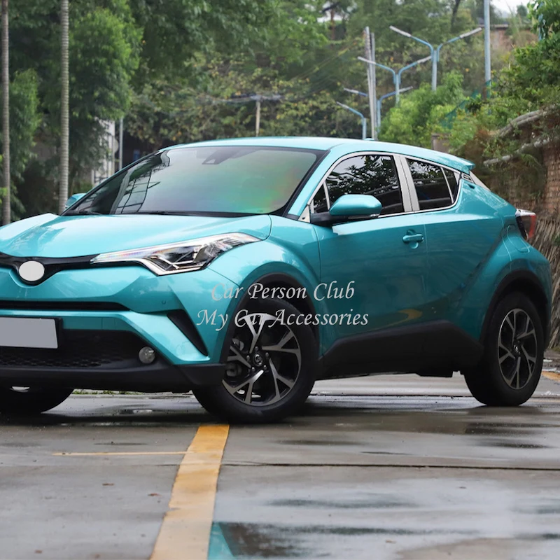 Наклейка из нержавеющей стали для Toyota C HR 2017 2018 украшение колонны средней литье