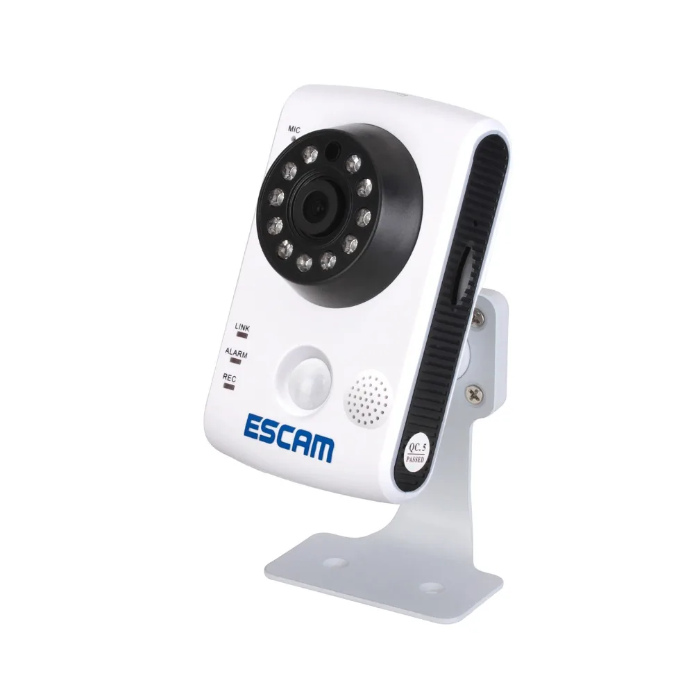 Escam мини ip камера qf502 720 P HD 1mp P2P дома камеры видеонаблюдения Поддержка rf433hzm