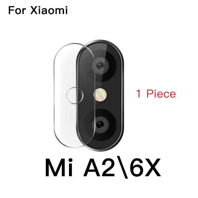 For xiaomi mi A2 PZOZ для Xiao mi Pocophone F1 mi A2 9t Red mi Note 5 6 7 K20 Pro задняя камера объектив Защитная пленка Закаленное стекло Защитная пленка - Цвет: For xiaomi mi A2