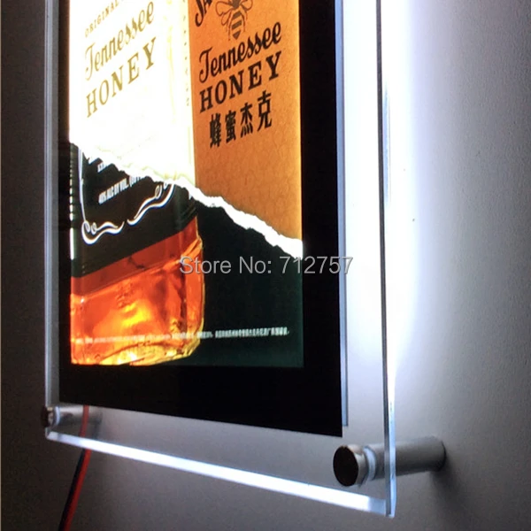 Акриловые рамки светодиодный светодиодные вывески с подсветкой 18x24 дюйма для