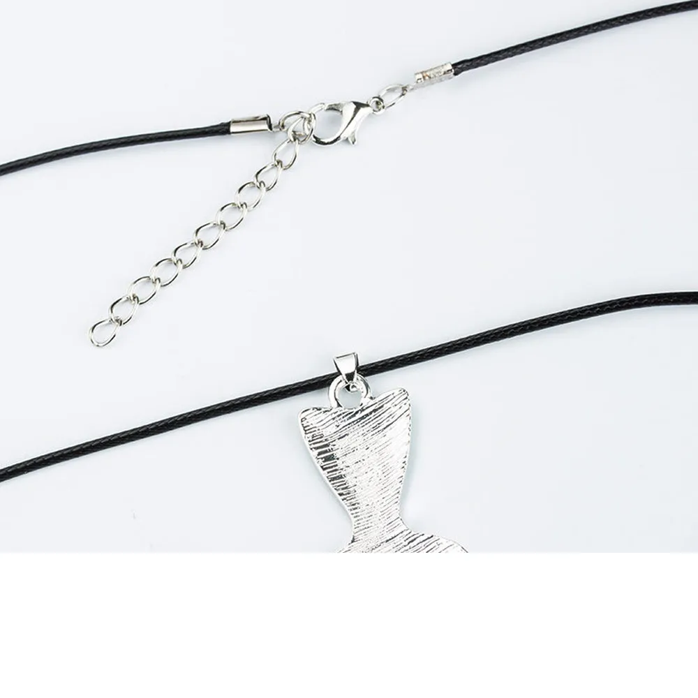 Женское ожерелье с подвеской стильное китовым хвостом в богемном стиле женское