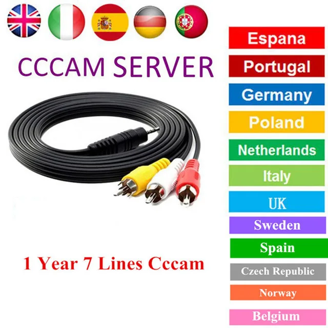 Испания приемное устройство cccамс линий для детей в возрасте от 1 года б/у freesat v7 DVB