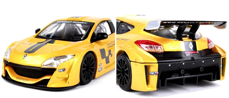 Bburago 1:24 Renault Megane Speedway моделирование сплав модель автомобиля ремесла украшения Коллекция игрушек инструменты подарок