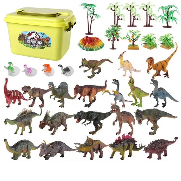 34 шт. моделирование тираннозавр рекс Стегозавр Птерозавр Динозавр яйцо мягкий