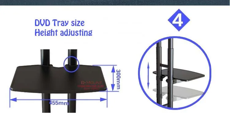Супер качество алюминий NB AVA1500-60-1P 3"-65" Белый ЖК-Телевизор тележка плоская панель плазменная тележка стенд с камерой лоток и AV полка