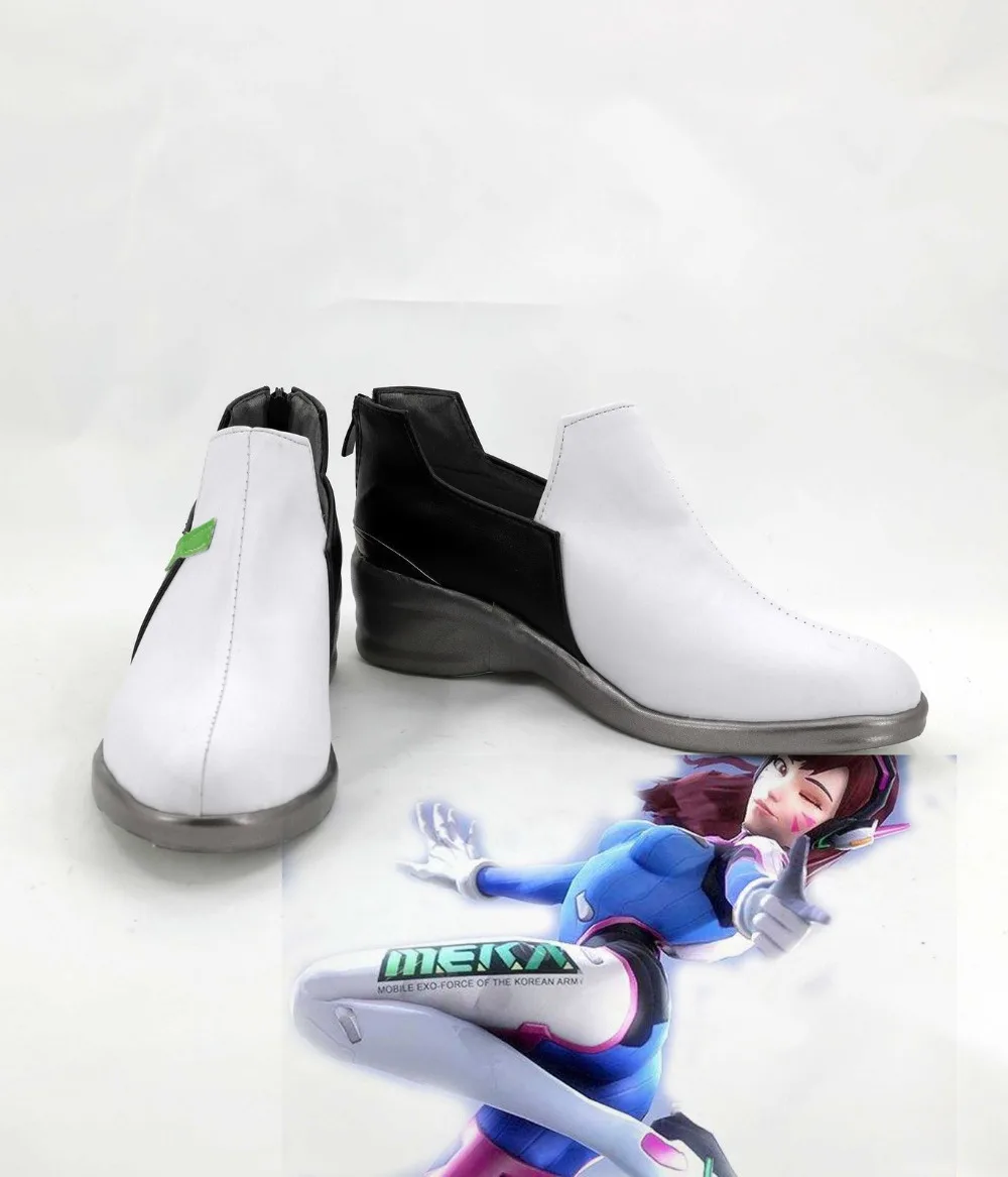 Обувь для косплея OW Game Watch Over D.VA Белая обувь Хэллоуина Hana Song на заказ|shoes me|shoes