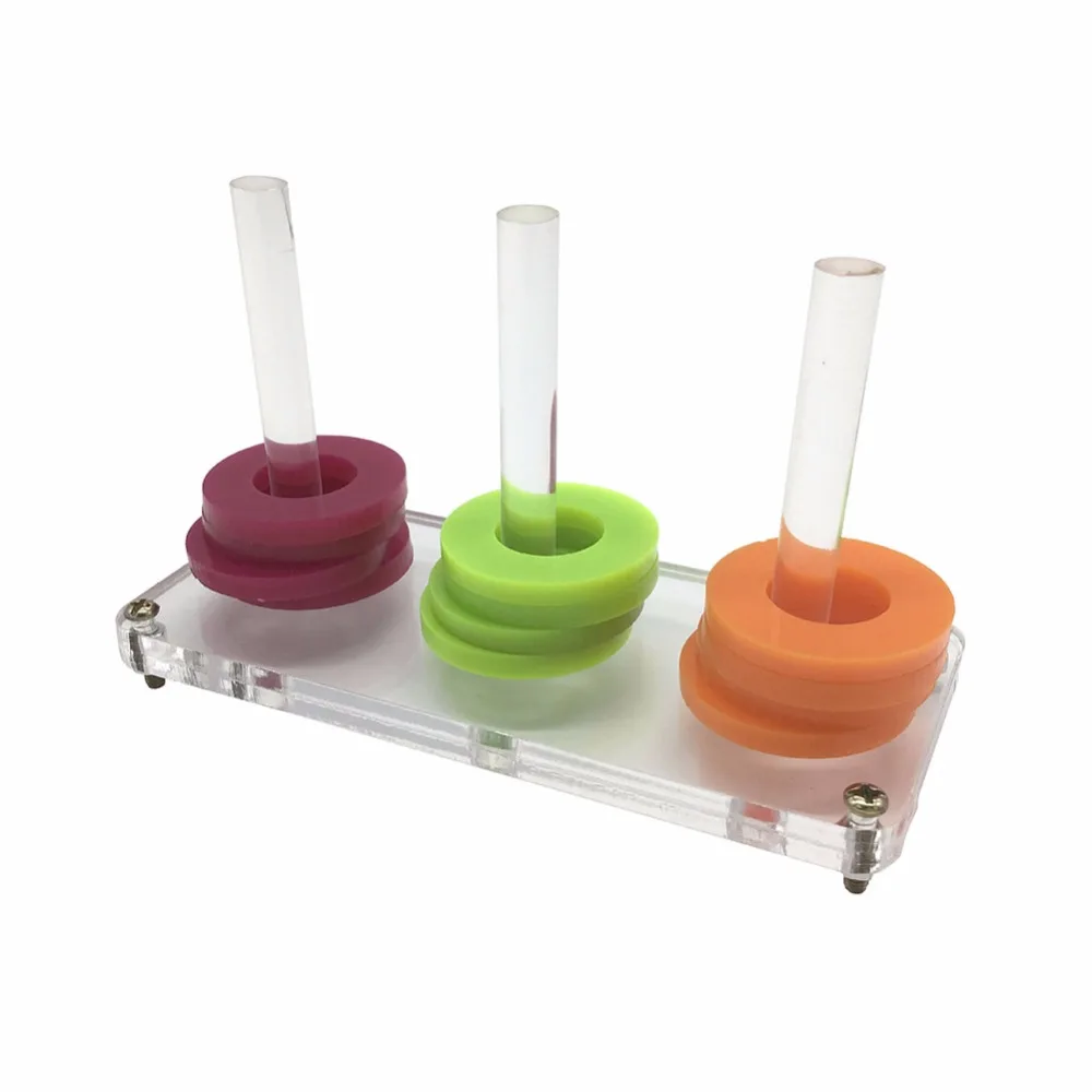 Травмированная птица игрушки цветовое разделение буджи для попугая обучающая