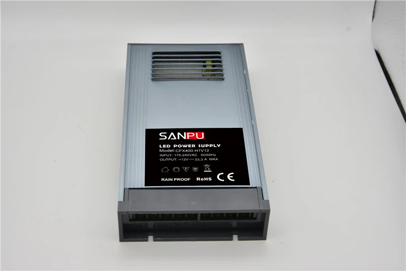 Sanpu LED адаптер Питание 12VDC 400W 30A преобразователь переменного тока в постоянный 12В трансформатор освещения 12 вольт светодиодный драйвер непромокаемые открытый Применение сад 360W