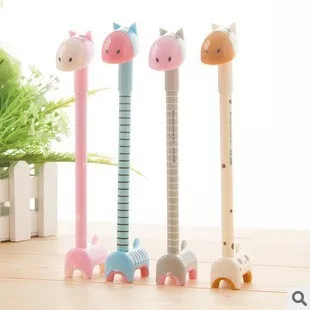 fountain pen kawaii school caneta stationery canetas special cute cartoon donkey gel fresh creative | Канцтовары для офиса и