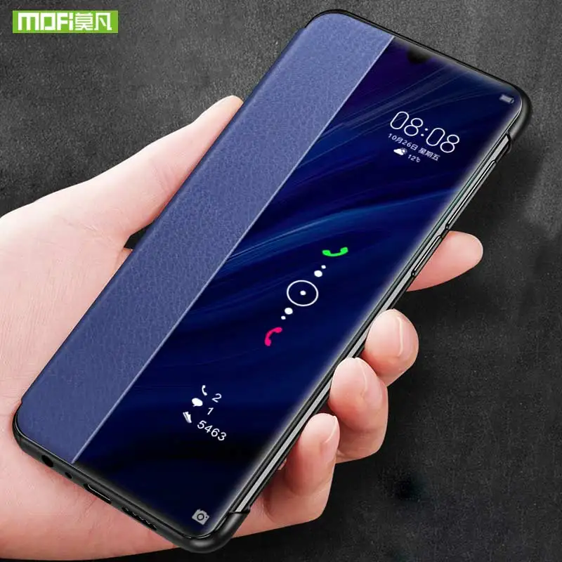 Бизнес Mofi для Huawei p30 pro Чехол чехол Флип кожаный smart window чехол| |