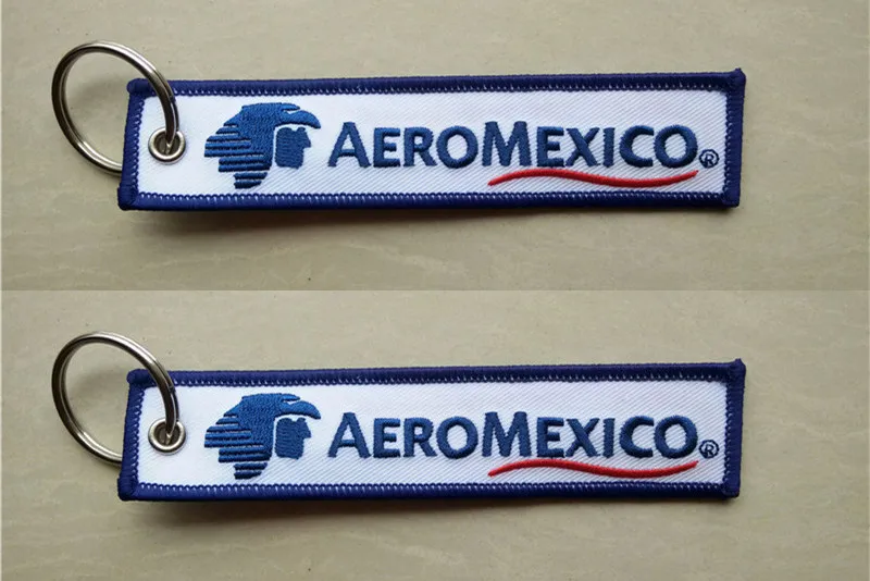 Брелок для ключей с вышивкой из ткани кольцом и границей Merrow|m keychain|keychain embroiderykeychain