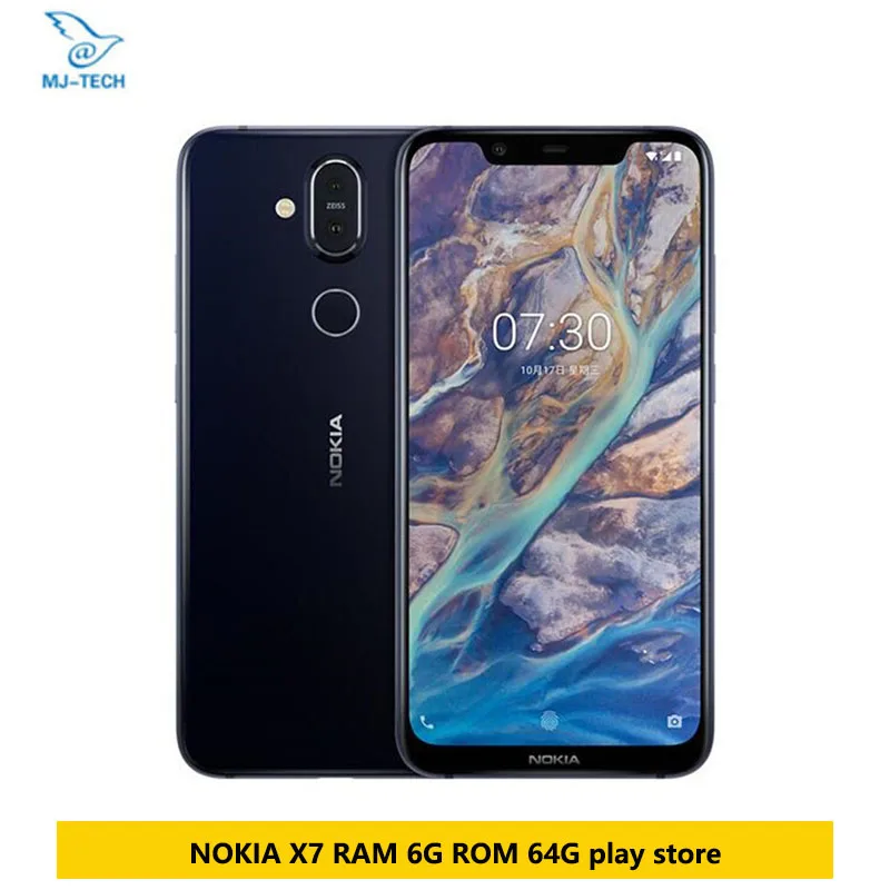 NOKIA X7 ram 6G rom 64G TA 1131 6 18 дюймов Восьмиядерный процессор Snapdragon 710 3500 мАч Быстрая