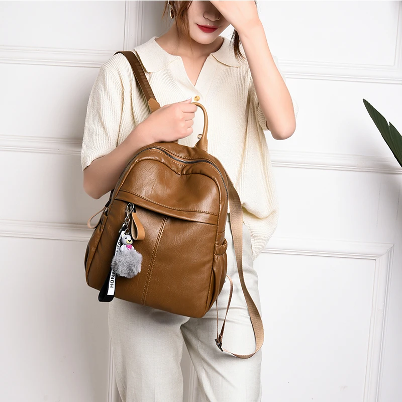 Женский роскошный рюкзак брендовая дизайнерская сумка повседневный для покупок