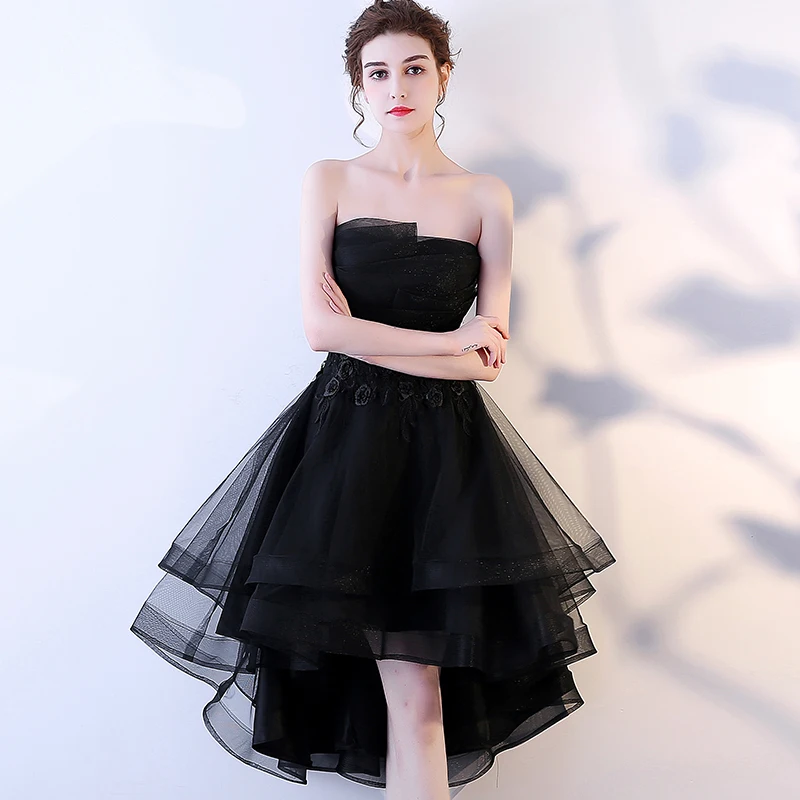 LAMYA Robe De Soiree с кружевной аппликацией и коротким рукавом спереди вечернее платье заказное без рукавов банкетное сексуальное платье для бала Вечерние платья