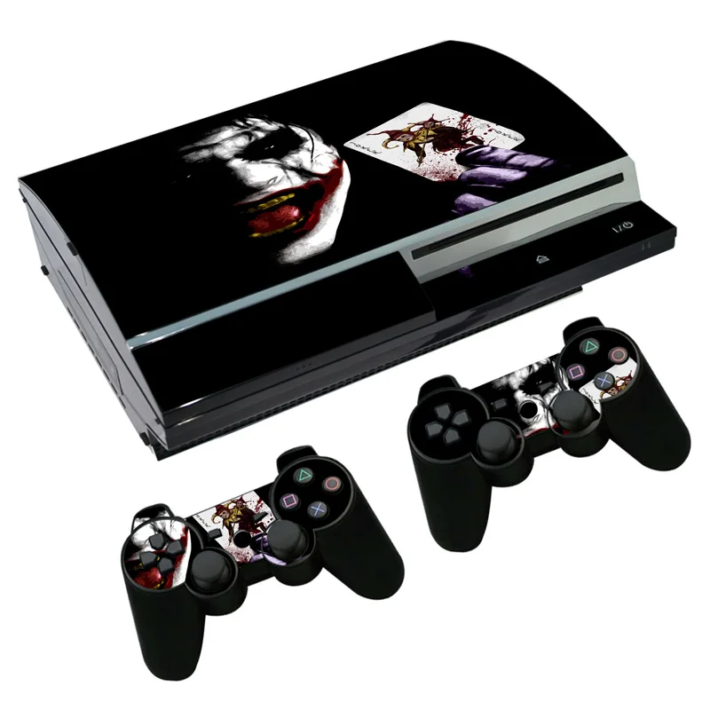 Наклейка с изображением Джокера и Бэтмена для PS3 Fat playstation 3 консоль и контроллеры для PS3 Fat Skins виниловая пленка