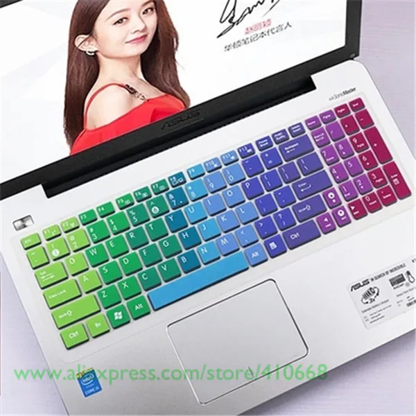Силиконовый защитный чехол для клавиатуры ноутбука Asus Y581L A550 A550VB X501A X552M VX50IU FH5900V