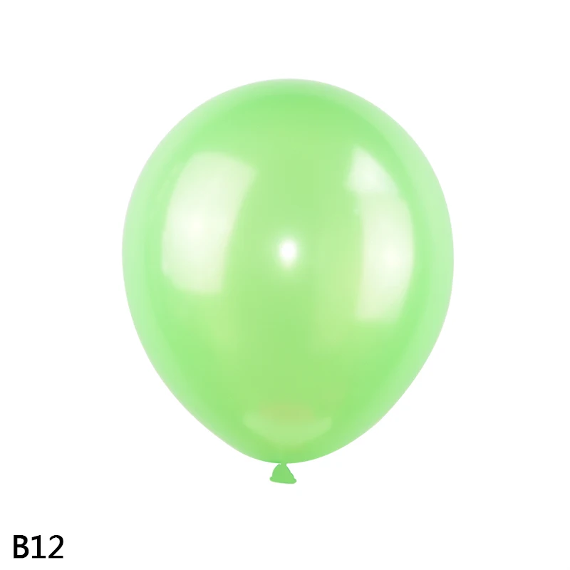 B12 10 шт. воздушные шары на день рождения 12 дюймов красочные жемчужные латексные шары для вечеринки в честь рождения Детские игрушки шарики для свадьбы - Цвет: B12