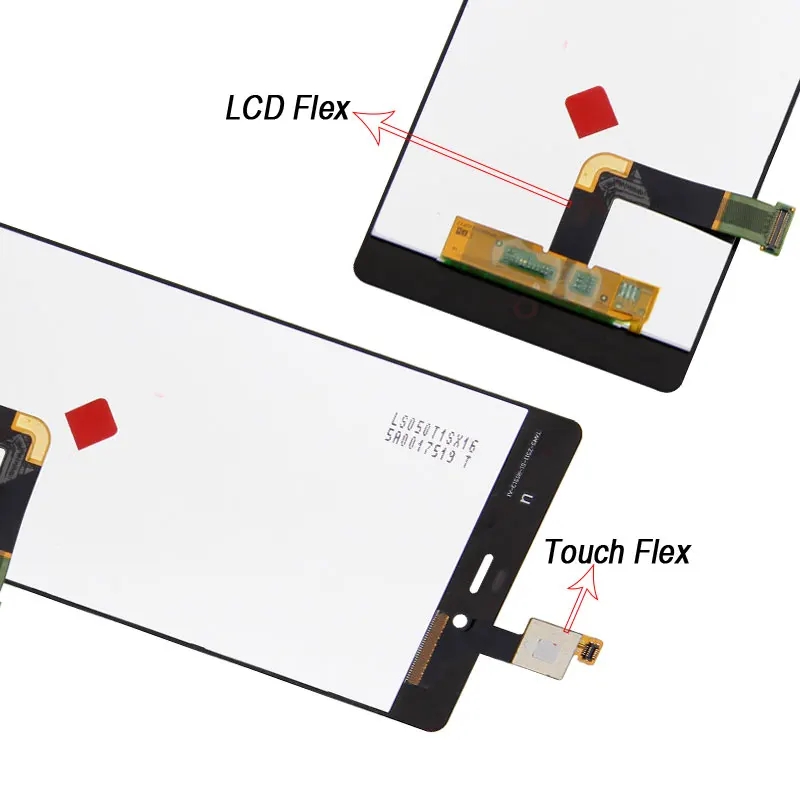 Бесплатная доставка Для ZTE Nubia Z9 мини сенсорный экран ЖК s дигитайзер стекло