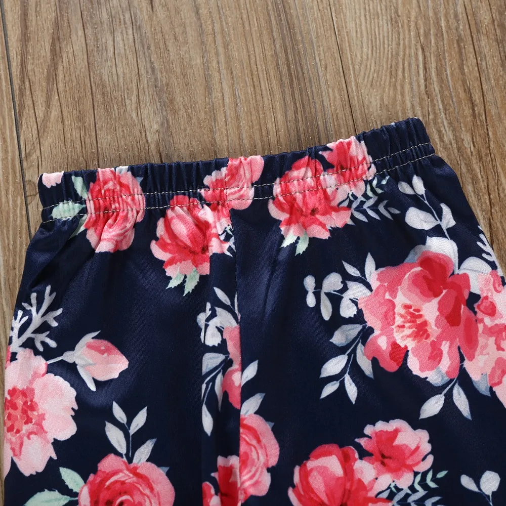 Комплект детской одежды детская одежда футболка с длинными рукавами для девочек