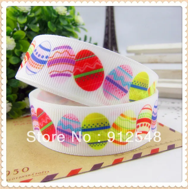 Бесплатная доставка 7/8 '✢ мм Пасхальная серия с принтом Grosgrain ribbondiy материалы