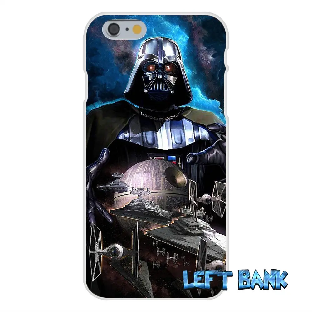 Мягкий силиконовый прозрачный чехол из ТПУ для Samsung Galaxy Note 3 4 5 S4 S5 MINI S6 S7 edge Star Wars