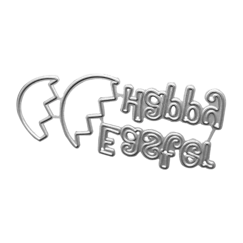 Счастливый Пасхальный кролик металлические штампы для скрапбукинга альбом