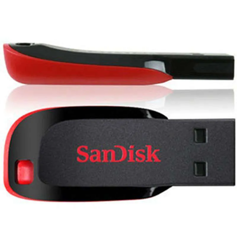 SanDisk usb флэш-накопитель 128 ГБ накопитель 64 32 USB 2.0 16 Memory Stick 8 поддержка официальный