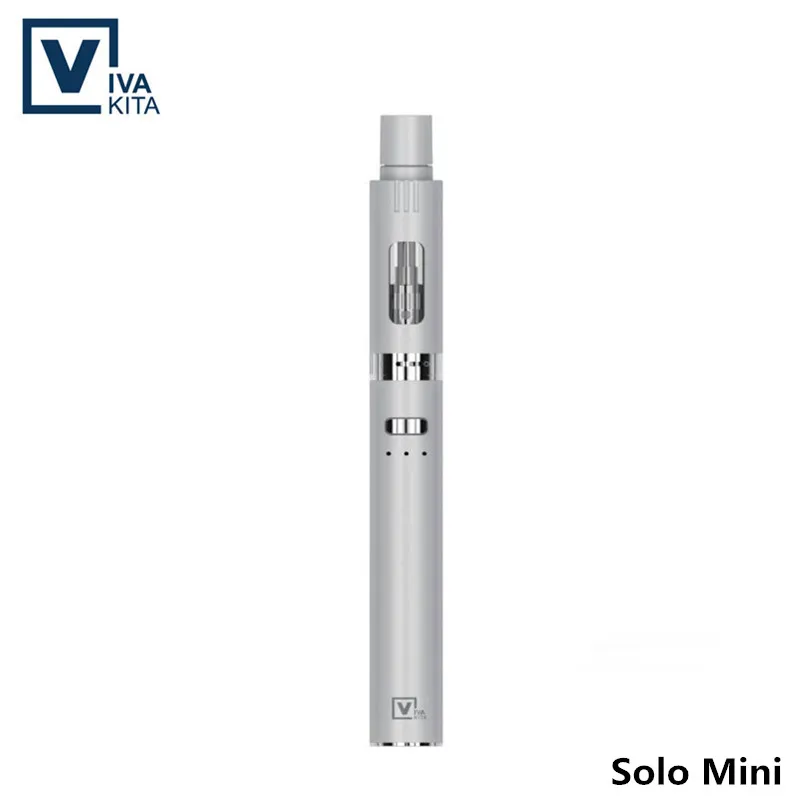 Электронная сигарета vape Solo Mini kit Vape ручка Встроенный 650 мАч мод 20 Вт все-в-одном модный бак 0.8ом герметичный верхний наполнитель 2,0 мл