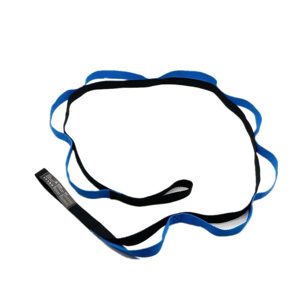 Йога стрейч из ремень для йоги с 10 гибкие петли Пилатес тренировки укрепление