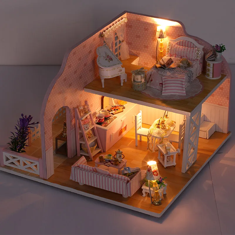 Свадебные подарки Миниатюрная игрушка головоломка DIY Модель кукольного дома