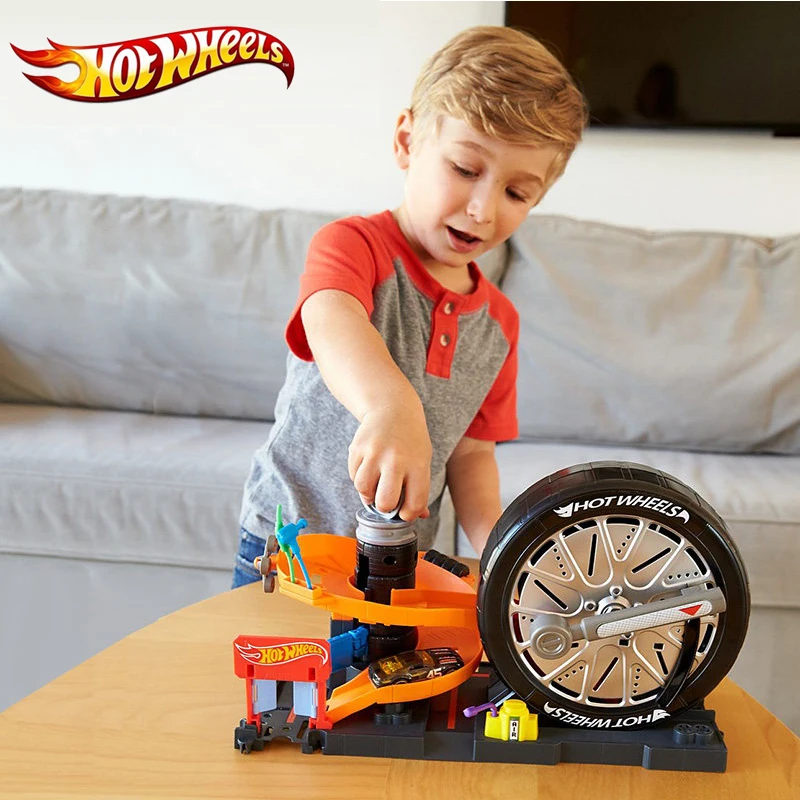 Hot wheels бренд автомобиля игрушка супер вращающийся следы шин 2018 новые игрушки