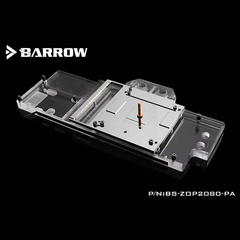 Барроу BS-ZOP2080-PA GPU водный блок для ZOTAC RTX2080 8GD6 Extreme PLUS OC8 полное покрытие графическая