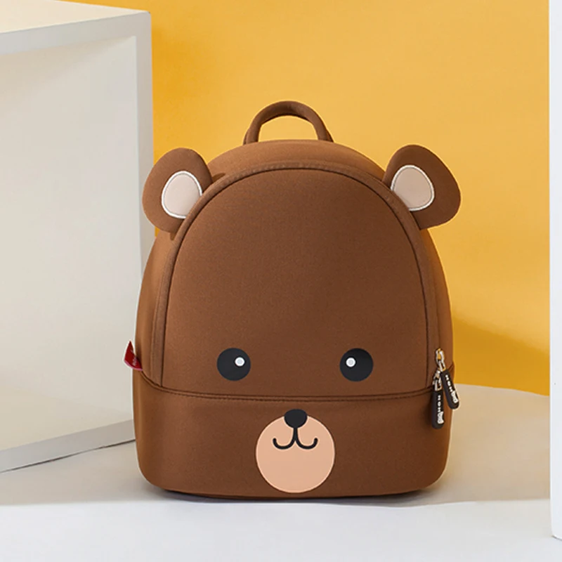 Детский дорожный мини рюкзак в виде объемной мультяшной фигурки единорога для