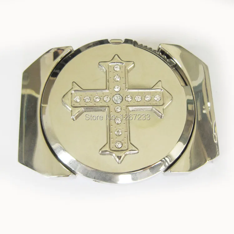Новые Яркие Серебряные стразы крестообразные пряжки|lighter belt buckle|lighter beltbelts buckles |