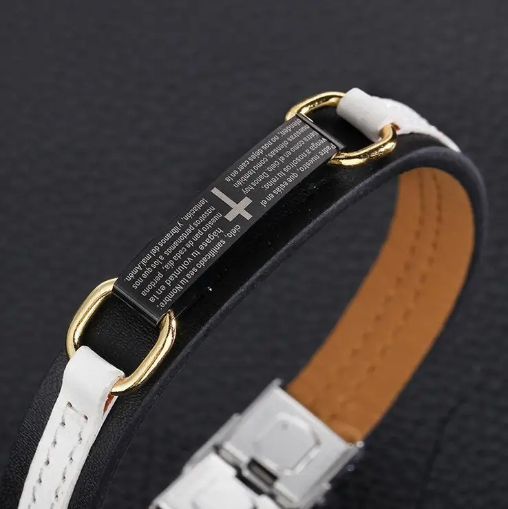 Винтажный Оранжевый браслет из натуральной кожи в стиле панк для мужчин и женщин