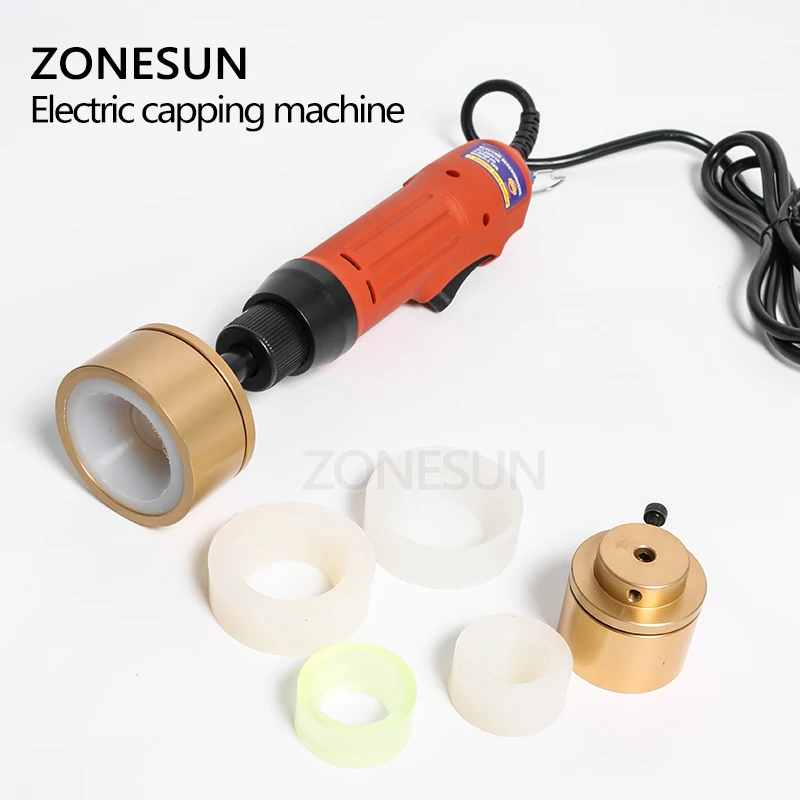 ZONESUN крышка пинг машина Дым масло Вода Напитки Пластиковый укупориватель для