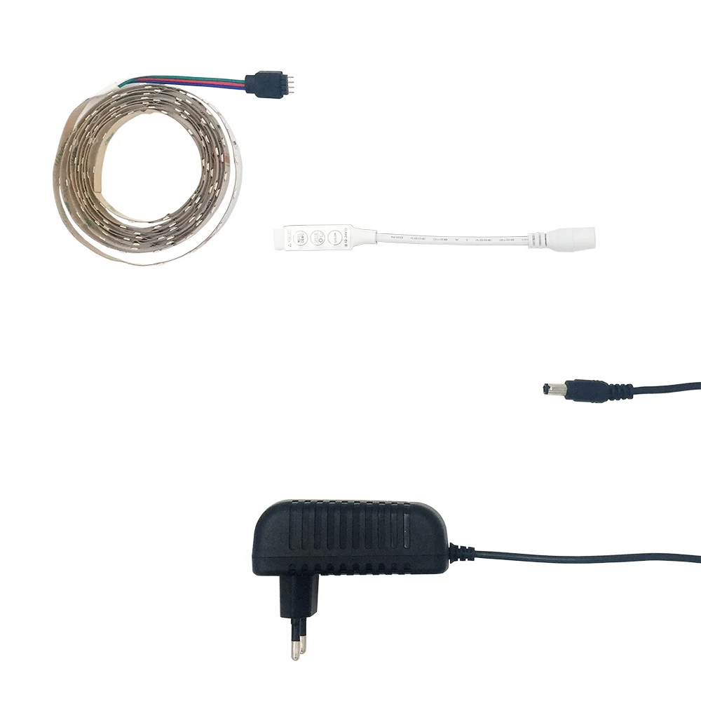 DC12V SMD335 RGB боковая Светодиодная лента гибкая 60 светодиодов/м с пультом