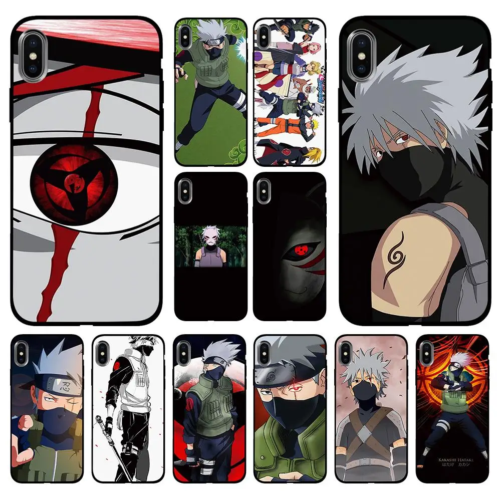 Hokage Naruto Kakashi японский аниме Мягкий ТПУ чехол для Apple iPhone 6 6S 7 8 Plus 5 5S SE X XS MAX XR