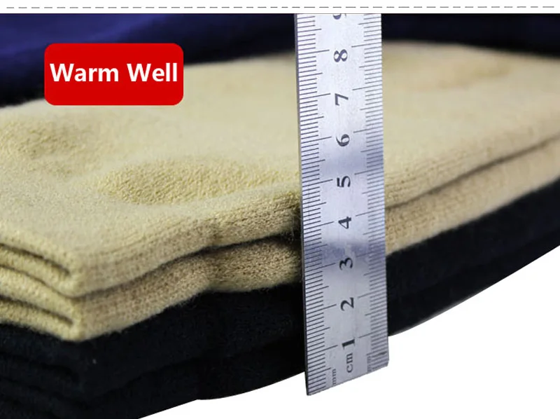 Кашемировый теплый наколенник из шерсти хлопка латекса с нитью для поддержки