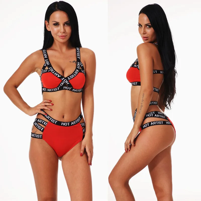 Женский комбинезон с высокой талией Облегающий глубоким v-образным вырезом без