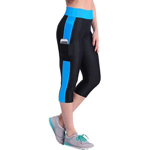 Black Blue S-XL, спортивные штаны для женщин, для спортзала, высокая талия, эластичные, для упражнений, Спортивные Леггинсы, колготки, тонкие, для бега, спортивная одежда, спортивные штаны, брюки - Цвет: Black Blue