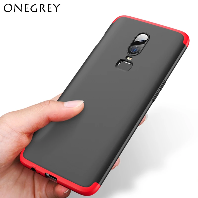 Чехлы для телефонов Oneplus 6 Аксессуары 1 + оригинальный защитный чехол 360 полная