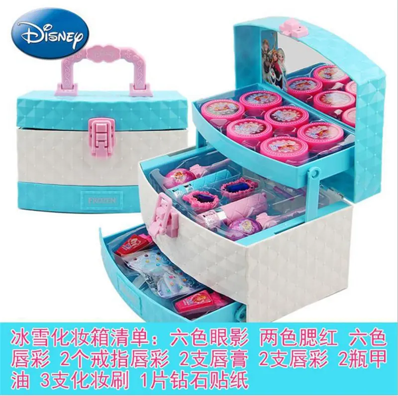 Новинка 2019 детский косметический набор Холодное сердце коробка для макияжа