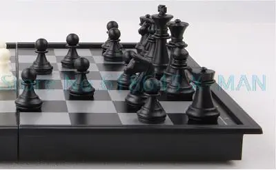 Магнитная настольная шахматная игра белый и черный предмет Pocmrtable самолёт