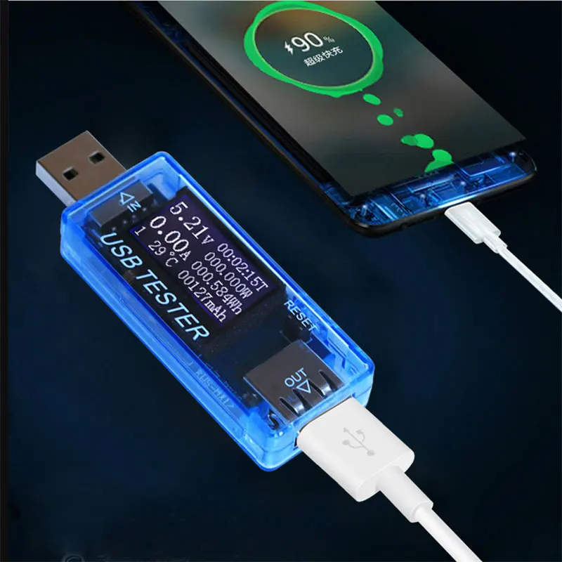 8 в 1 QC 2 0 3 4 30 электрическая мощность USB Емкость Напряжение Тестер измеритель тока
