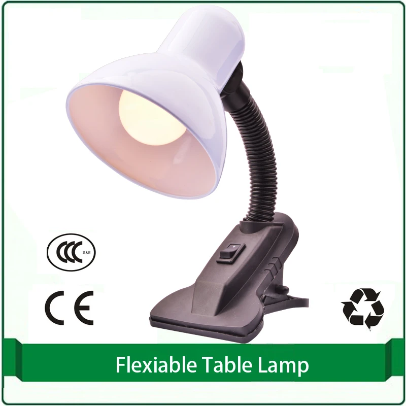 Настольная лампа с зажимом для настольного стола гостиная белый черный розовый