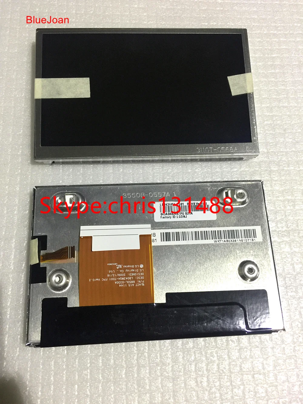 LB043WQ4(TD)(01) LB043WQ4 TD01 Оригинал 4 3 дюйма 480*272 светодиодный ЖК экран для автомобильной GPS